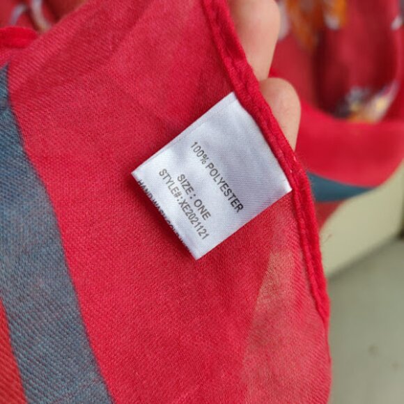 WOVEN HEART Floral Semi Sheer Open Front Long Kimono Beach Swim Coverup Boho OS - Picture 10 of 11